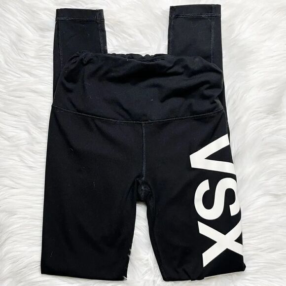 Victoria's Secret Sport Knockout Full Length athletic Leggings Black Size Small - Picture 2 of 7